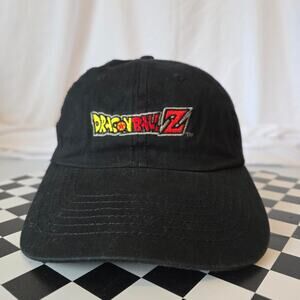 Dragon ball z embroidered logo black dad cap Strapback hat
